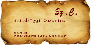 Szilágyi Cezarina névjegykártya